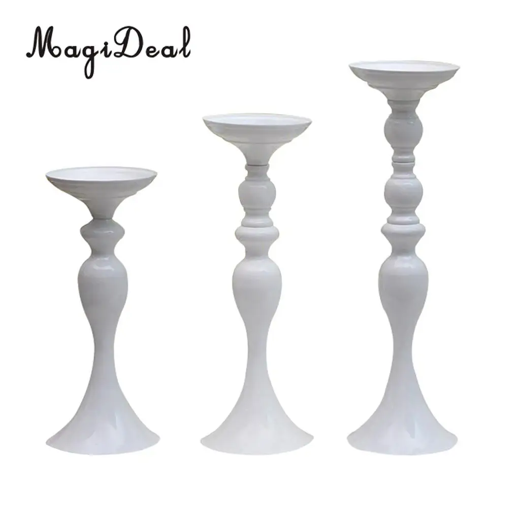 MagiDeal Tabletop Floor Stand Candle Holder Metal Flower Vase Home Decor Centerpiece Tabletop Decor