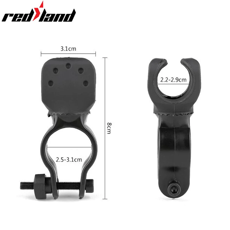 Flash Deal Portable Cycling Bike Bicycle Light Lamp Stand Holder Rotation Grip LED Flashlight Torch Clamp Clip Mount Bracket 3