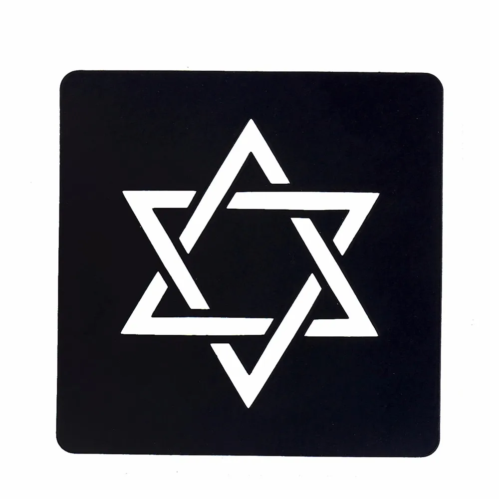 1 PC 2017 Body Art Airbrush Paint Waterproof Tattoo Stencil Hexagram Small Henna Indian Tattoo Sticker Stencil Ethnic Symbol G15