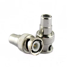 BNC штекер RCA Женский коаксиальный кабель соединитель Адаптер муфта для камеры видеонаблюдения