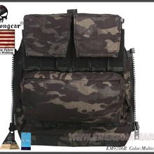 Emerson задняя упаковка на молнии панель для AVS JPC2.0 CPC тактический жилет аксессуар пакет мультикам черный EM9286B