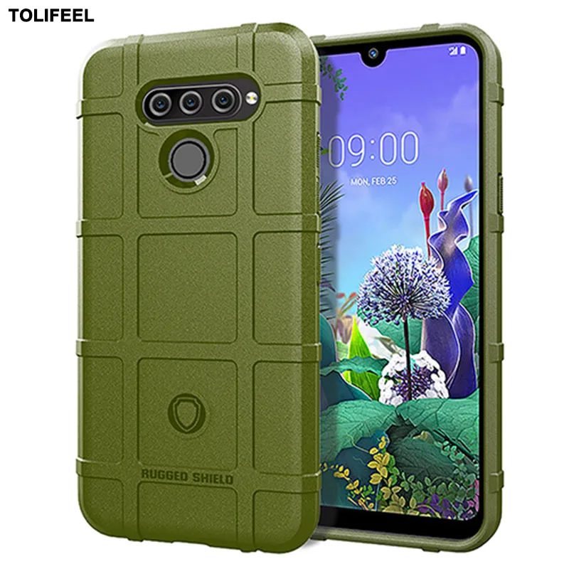 

For LG Q60 Case Soft Silicone Rugged Shockproof Armor Protective Phone Back Cover Case for LG Q60 Coque For LG Q 6 Capa