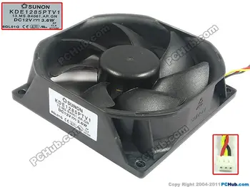 

FOR Dell 4210x PSD1285PTB1-A (2).b3452.r.gn 12V 3.7W speed measuring projector fan Cooling Cooler KDE1285PTV1 Smart UF55 UF56
