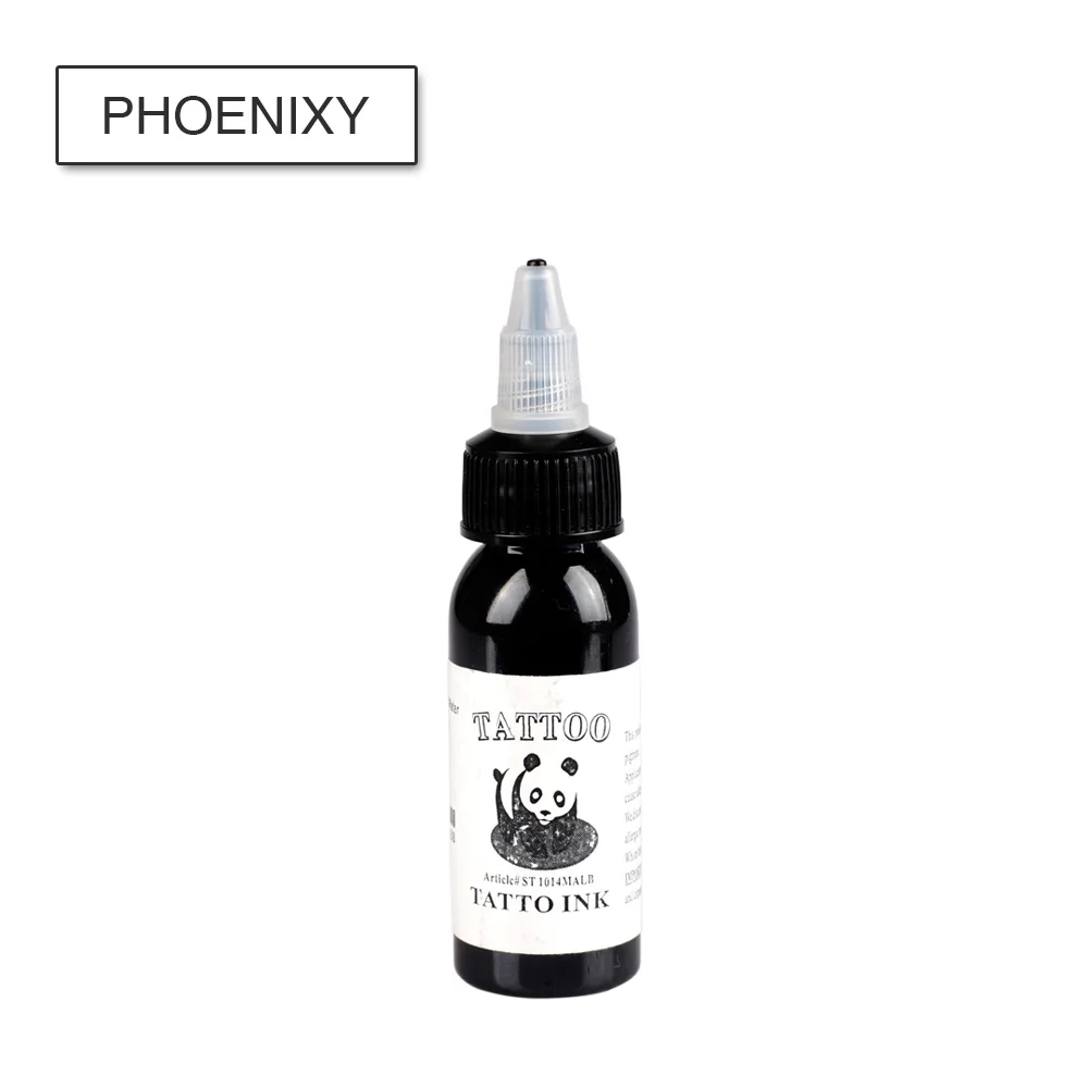 30ml Professional 1 Bottle 1oz Black Tattoos Ink Pigment Beauty Permanent Makeup Paints Accessories Tattoo Set Kits | Красота и
