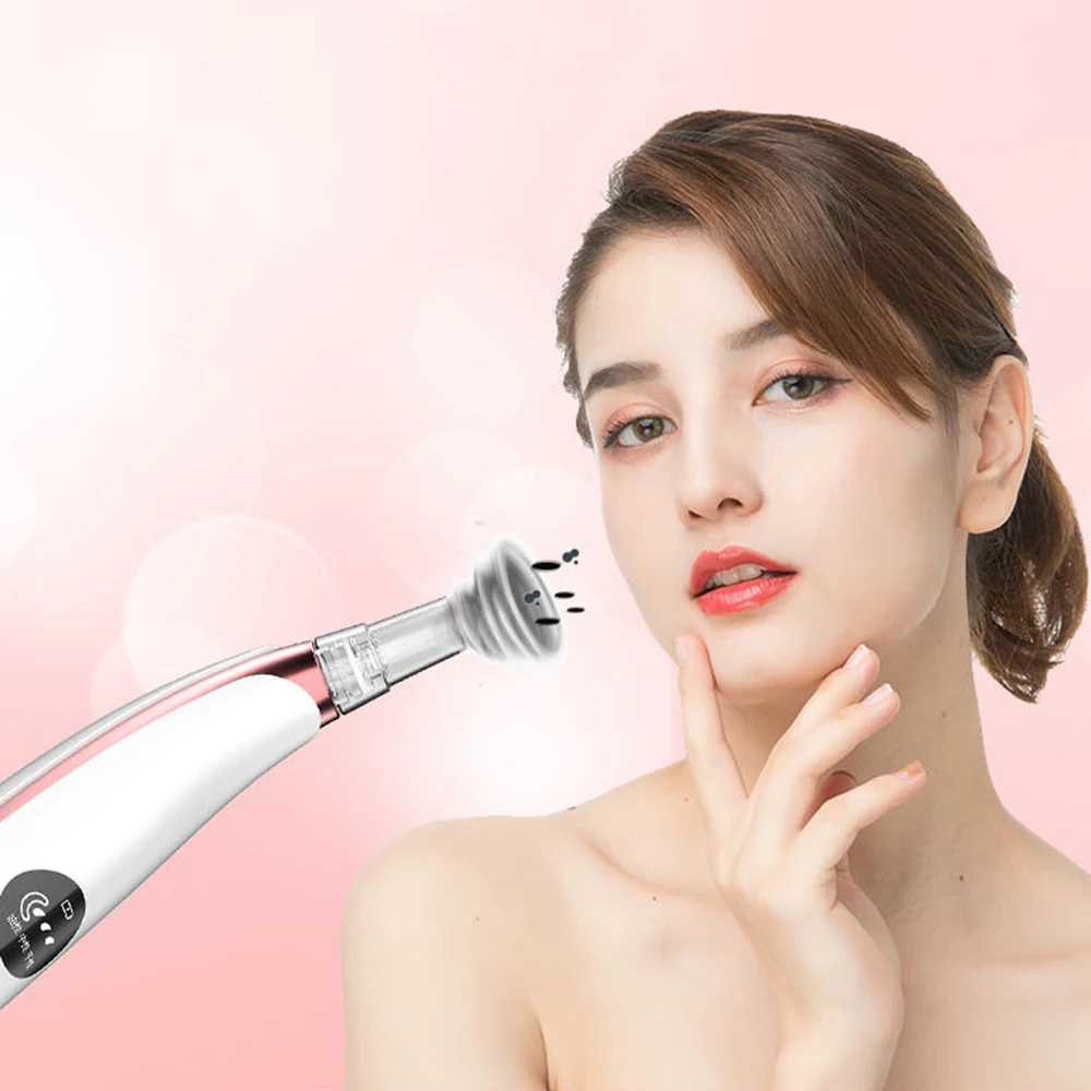 

Bfaccia drop shipping Blackhead Remover with 6 Interchangeable Silicone Beauty Heads Blackhead Remover Pore Cleaner hot sale