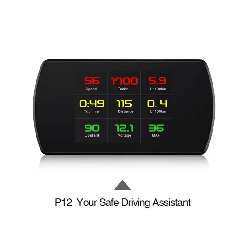  OBD Hud GPS Head Up Display Digital Auto Geschwindigkeit Projektor Auf-board Computer OBD2 Tacho Fe