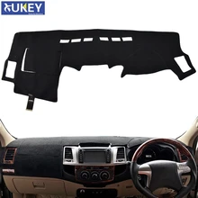Xukey для Toyota Fortuner Hilux SW4 крышка приборной панели 2005-2011 2012 2013 dashmatt Dash коврик солнцезащитный тент крышка приборной панели