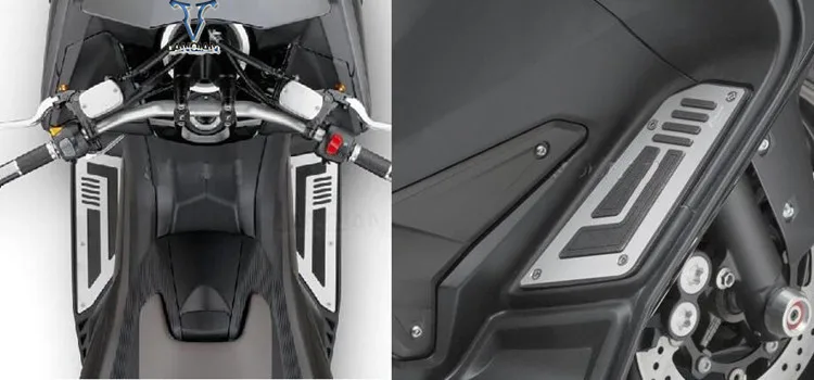 For YAMAHA TMAX 530 TMAX-530 2012 2013 2014 2015 2016 Motorcycle Foot Pegs Front and Rear Footboard Step Foot Plate