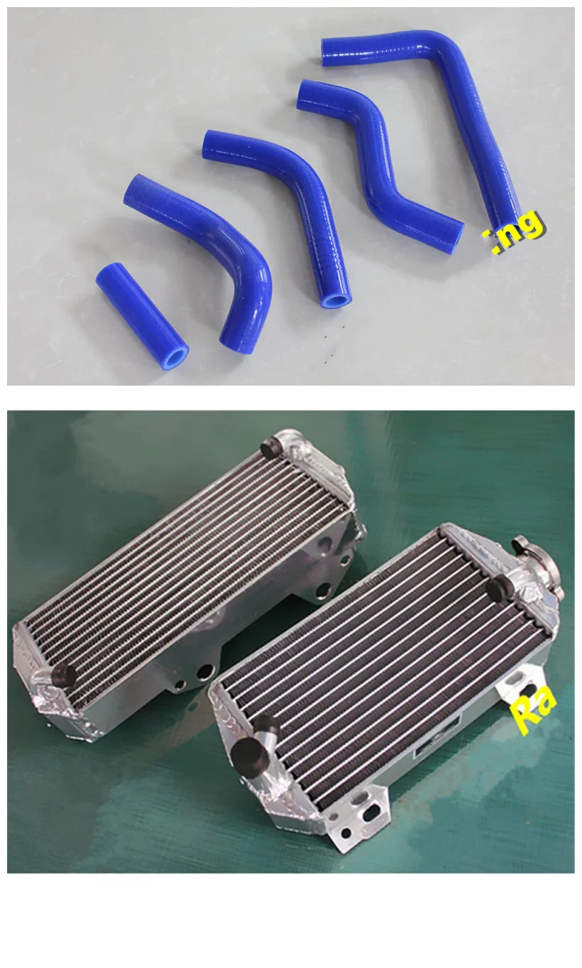 Радиатор с креплением и силиконовый шланг для Suzuki RMZ 450 RMZ450 2016 2017 | Автомобили