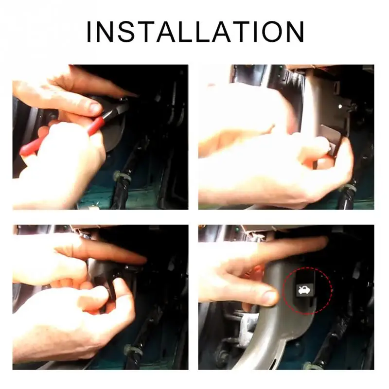 

1Pcs Aluminum Alloy Hood Release Latch Handle Opener Repair Kit for Honda Civic CRV Element Ridgeline