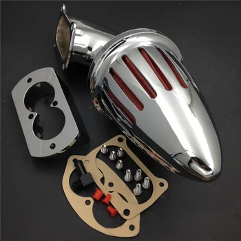 

For 02-09 Kawasaki Vulcan 1500 1600 Motorcycle Air Cleaner Kit Intake Filter CHROME 2002 2003 2004 2005 2006 2007 2008