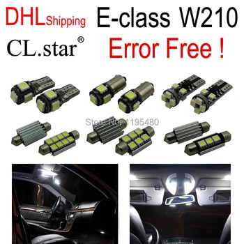 

21pc X Error free LED Bulb Interior Light Kit For Mercedes for Mercedes-Benz E class W210 Sedan (1995-2001) with DHL shipping