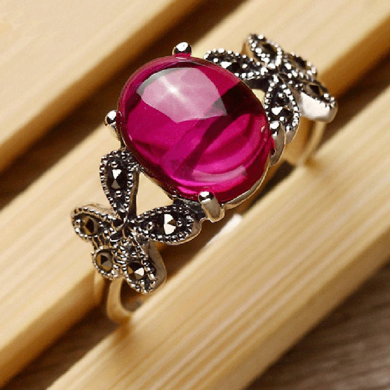 Sterling Natural Stone Rings Sterling Natural Stone Rings