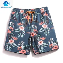 Пары плавки Пляжные шорты quick dry Серфинг Гавайский бермуды джоггеры купальники Разделитель с принтом трусы сетки