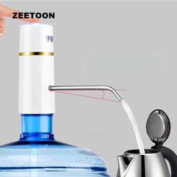 

5W Camping Easy Pump Magic Faucet Water Tap Charged Electric Faucet Gal Water Bottled Dispenser Kitchen Drinkware Coffee Tool