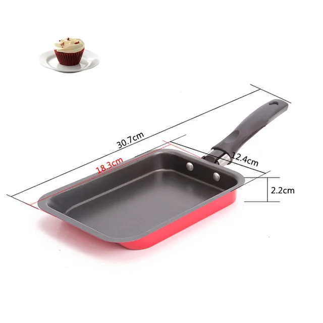 Rectangular Japanese Non stick Frying Pan Tamagoyaki Omelette Pan