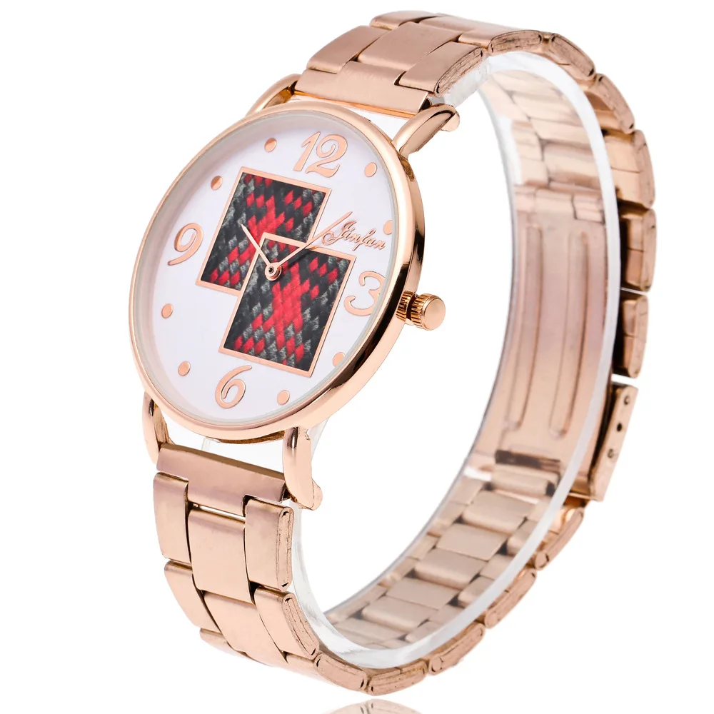 Женские часы Geneva бизнес автоматические механические модные розовое золото