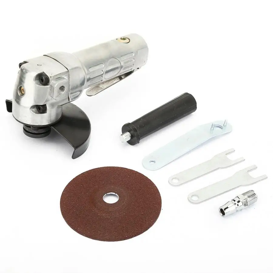 

Pneumatic Polishing Tool 4" Air Angle Grinder Sander Cut Off Polisher 11000rpm Pneumatic Grinder Tool 1/4" Thread