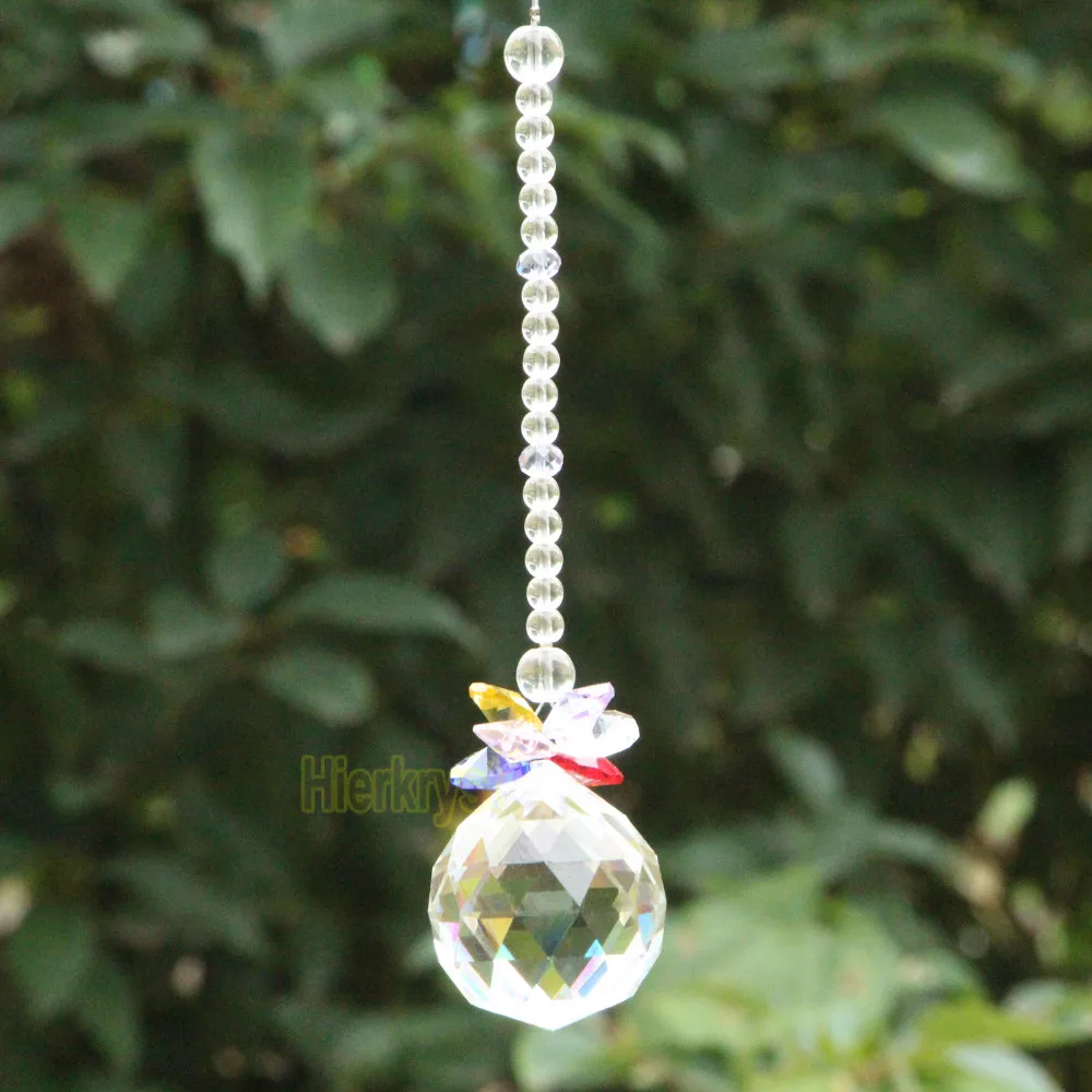 Фэн Шуй 40 мм Хрустальный шар и 14 мм Восьмиугольные бусины заживляющие кристаллы suncatcher свадебные украшения, кристаллы части для люстры 32-2