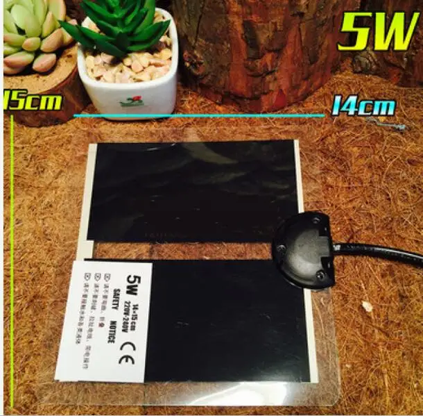 5W 28W Crawler Heating Pad For Insect Ants Heat Mat Reptile Brooder