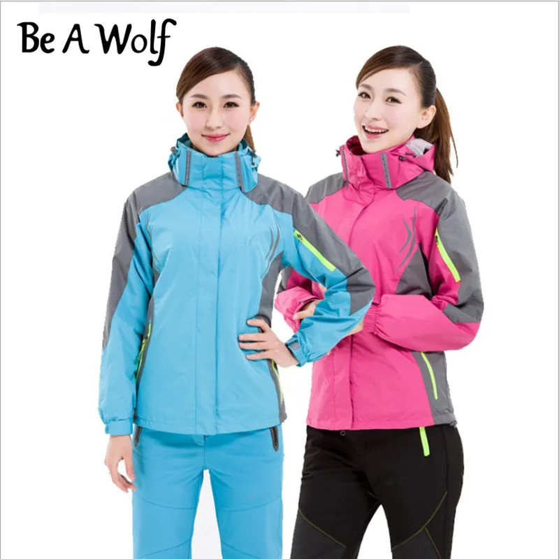 

Be A Wolf Hiking Jacket Women Fishing Outdoor Camping Waterproof Heated Winter Clothing Rain Skiing Windbreaker Jackets 401