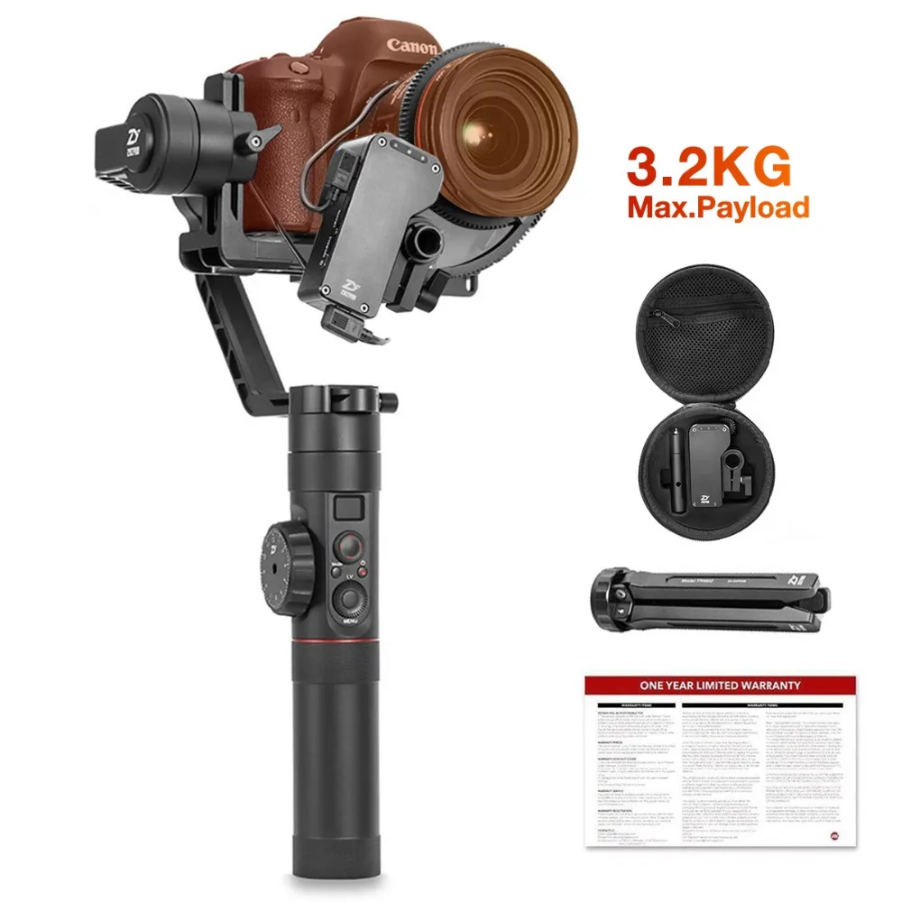 Zhiyun Crane 2 3 осевой Ручной Стабилизатор с контролем фокуса для всех DSLR и