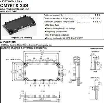 

Free shipping NEW CM75TX-24S MODULE