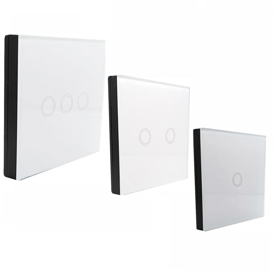 

BONDA smart home wireless 433Mhz (1527 chip) white, black, switch shape remote control, touch remote control 30 meters