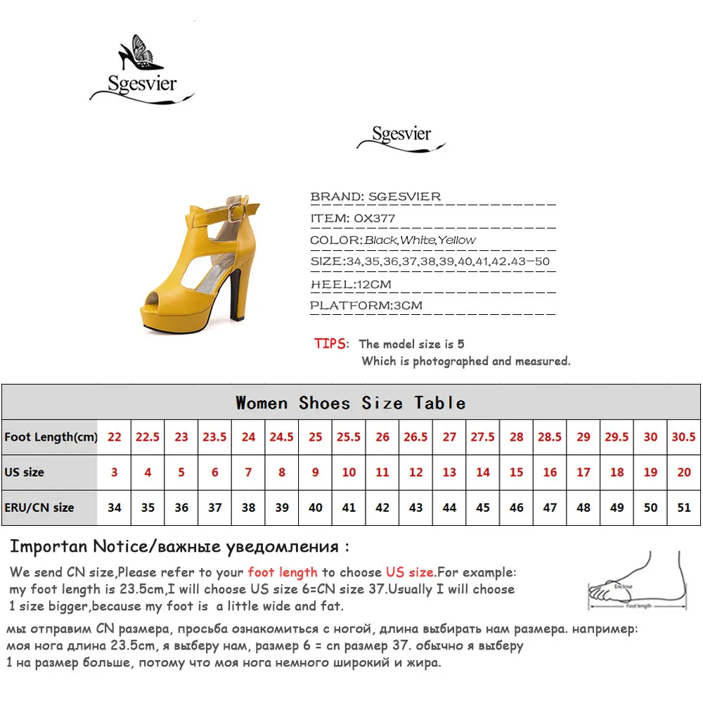 Sgesvier женские сандалии открытый носок Летняя обувь На высоких толстых каблуках с ремешком в виде буквы т, Туфли с ремешком и пряжкой обувь для вечеринок женская обувь, Большие размеры 34-50, OX377
