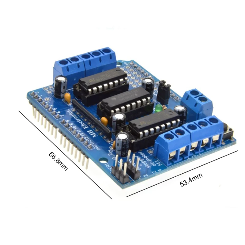 L293D щит управления двигателем Плата расширения привода двигателя для Arduino Щит двигателя