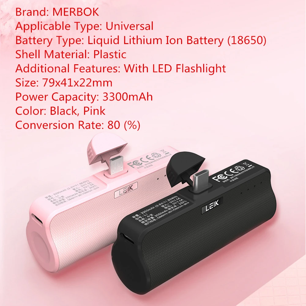 Mini Battery Charger Case For iPhone X/XS/XR/8/8Plus/7/7Plus/6/6S/6Plus SE Power Bank Pack Charging Case Cover For Xiaomi OPPO