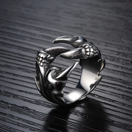 Кольцо мужское из титановой стали в стиле панк рок|ring 18k|ring of steel collarring ring wav |