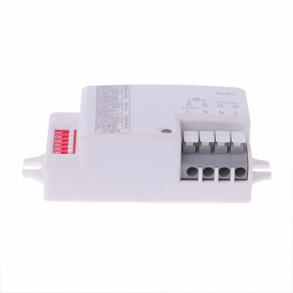 AC 220V-240V/50Hz микроволновый радар-датчик переключатель детектор движения тела для