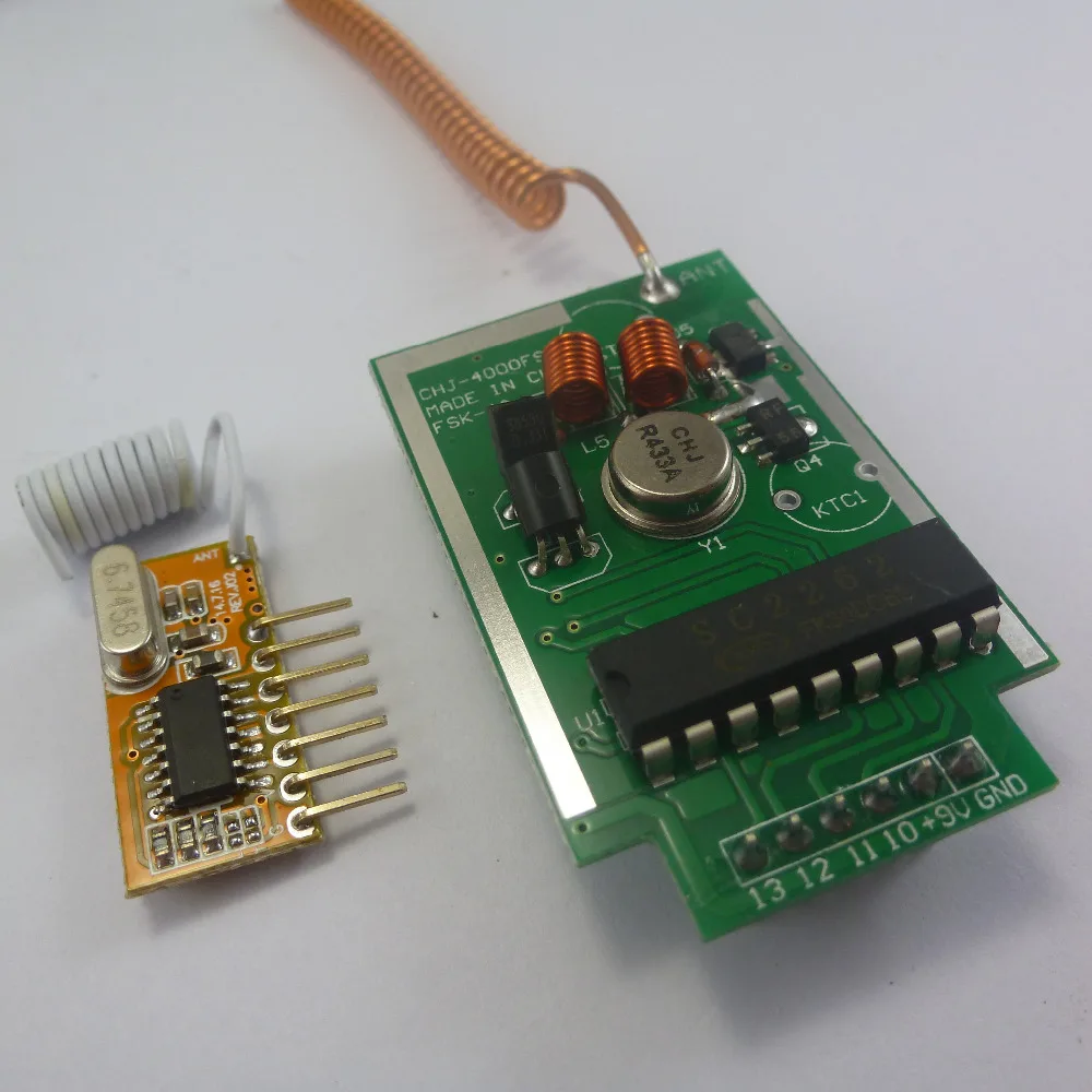 433 МГц PT2262 PT2272 EV1527 кодировщик для Arduino декодер RF передатчик приемник Link Kit|encoder
