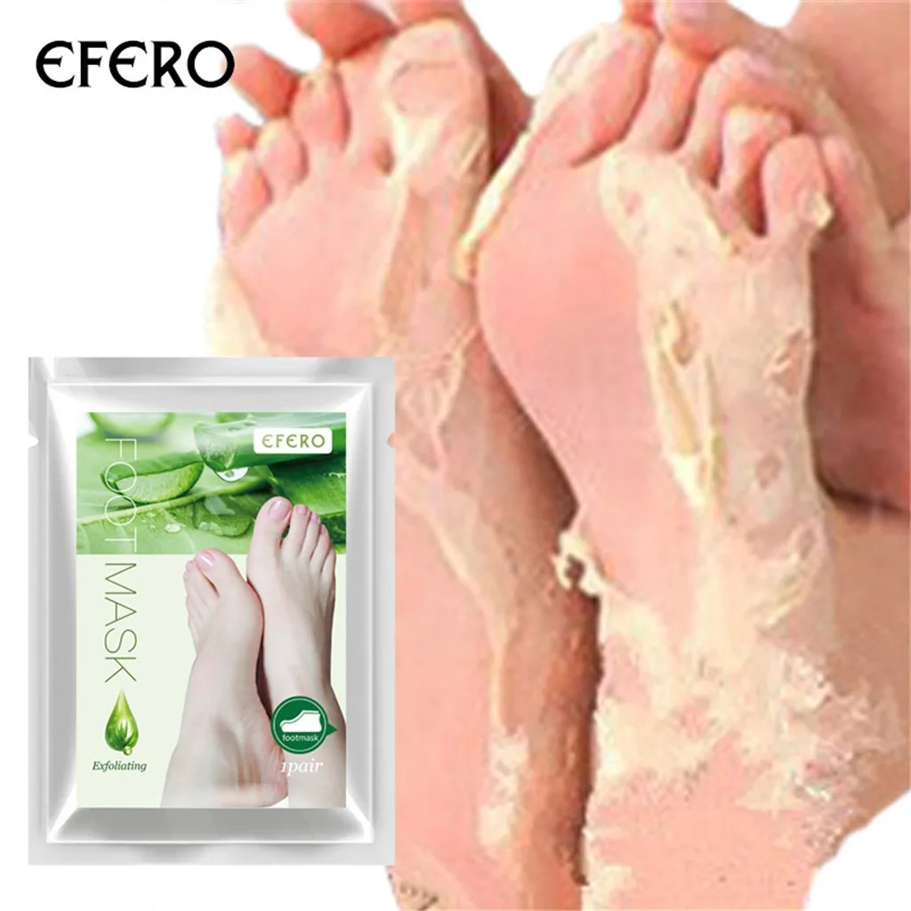 

10 Pairs Aloe Peeling Foot Mask for Legs Feet Patch Exfoliating Pedicure Anti Crack Heel Remove Skin Foot Care Patch
