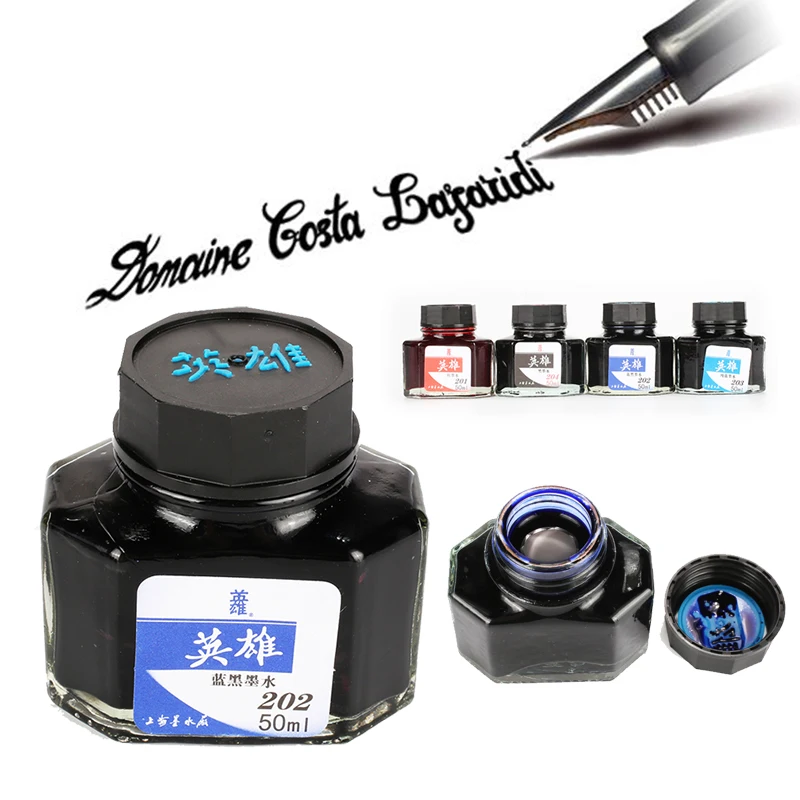 

50ML Calligraphy Writing Painting Fountain Pen Colored Ink For Fountain Dip Pens Write Drawing Graffiti Non Carbon School Supply