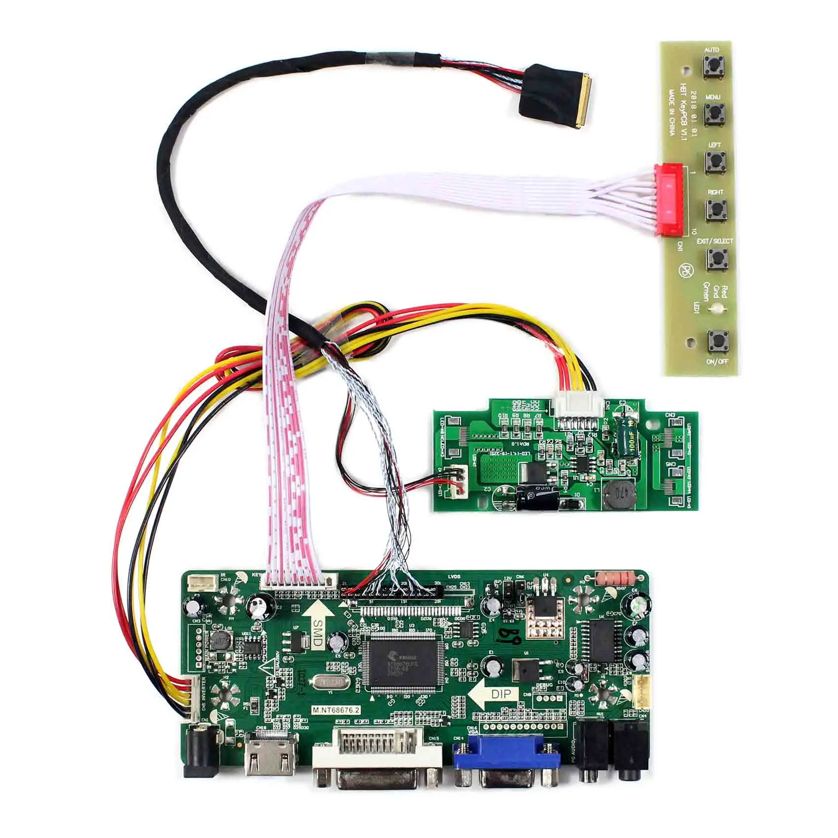 

HDMI+DVI+VGA+AUDIO LCD Controller Board For 15.4" 1440x900 LTN154BT08 LP154WP3 LP154WP4-TLB1 LCD Panel