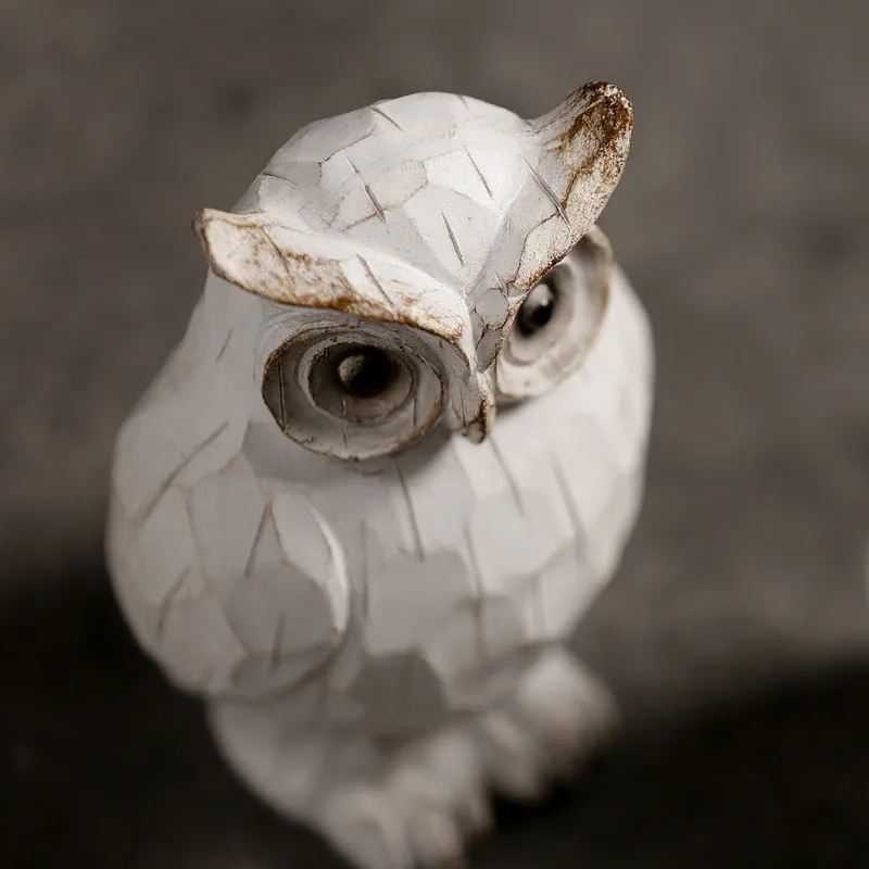 البلاد الأمريكي الشمالي الديكور الإبداعية غرفة المعيشة المنزلي تلفزيون مجلس الوزراء خزانة الديكور الراتنج البومة الديكور