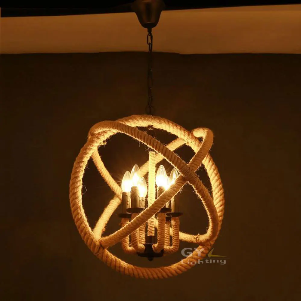 Online Rope 3 6 Lights Art Deco Pendant Rustic Nautical Online Rope 3 6 Lights Art Deco Pendant Rustic Nautical Hanging Fixture Orb Wrap Western Lamps Lighting Items Aliexpress