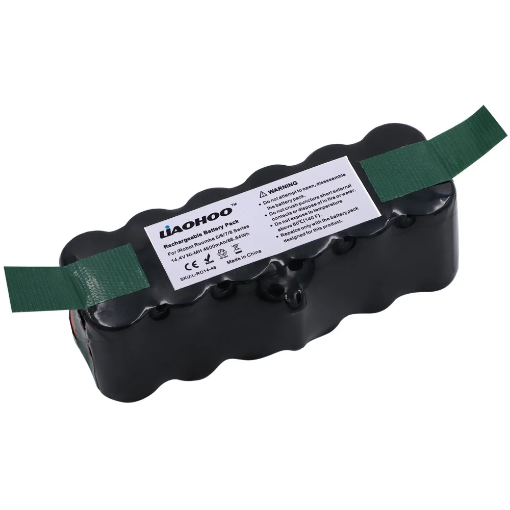 LiaoHOO 14.4V 4600mAh NiMH Replacement Battery for iRobot Roomba 500