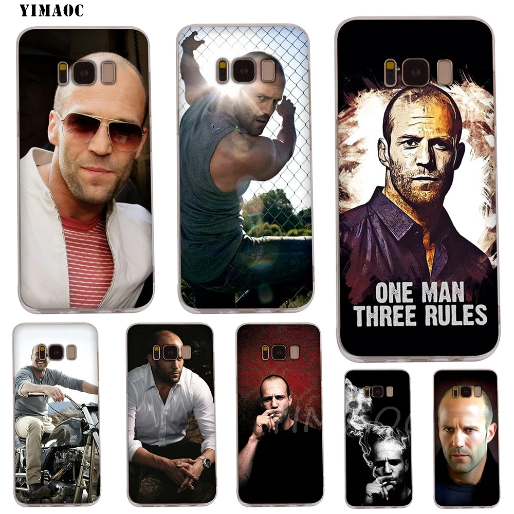 

YIMAOC Jason Statham Soft TPU Case for Galaxy j3 j5 j6 j7 A5 2016 2017 A6 A9 2018 Note 8 9 S7 edge S8 S9 S10 Plus S10e Cover