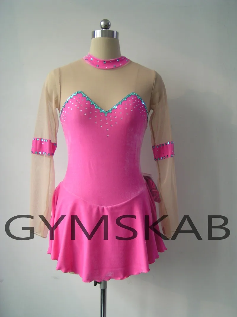 2018 Elegant Figure Skating Dress Women's Girl's Customized Ice Skating