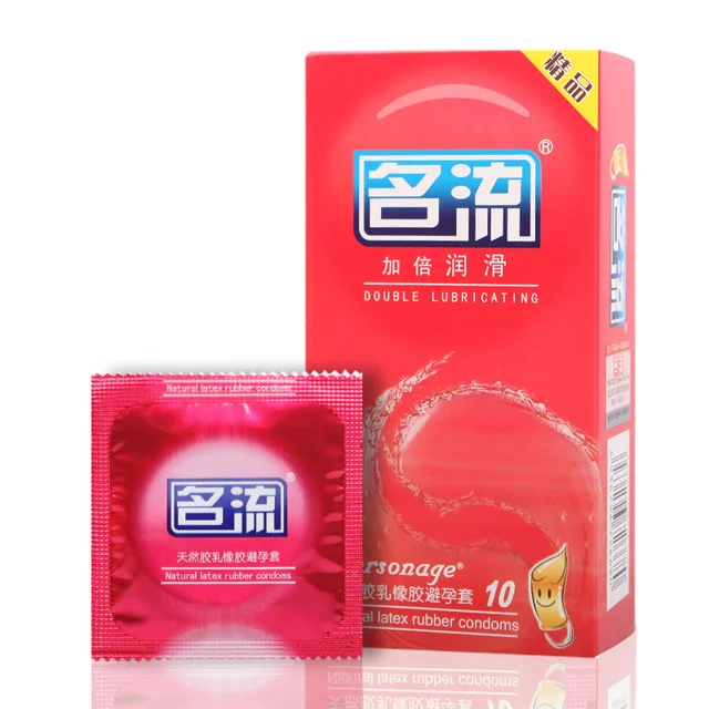 10 unids/lote Mingliu de alta calidad preservativos de látex Natural pene condón de manga lubricación aprueba más seguro anticonceptivos para los hombres 3