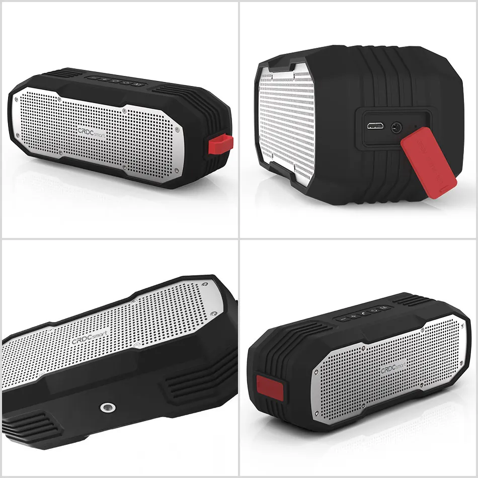 CRDC 100% Мощный Bluetooth динамик 16 часов воспроизведения двойной 5 Вт стерео 2 канальный