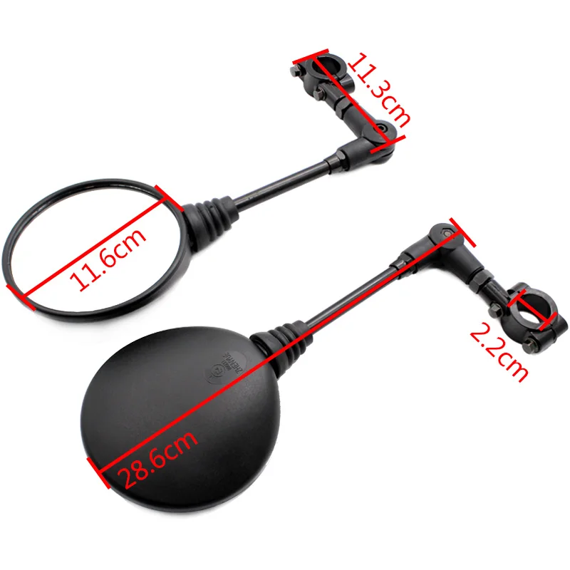 Nordson Motorcycle Mirror 22MM Handle Bar End Mirrors For Yamaha Suzuki Ducati Kawasaki BMW Buell KTM Dual Sport Dirt Bikes ATV