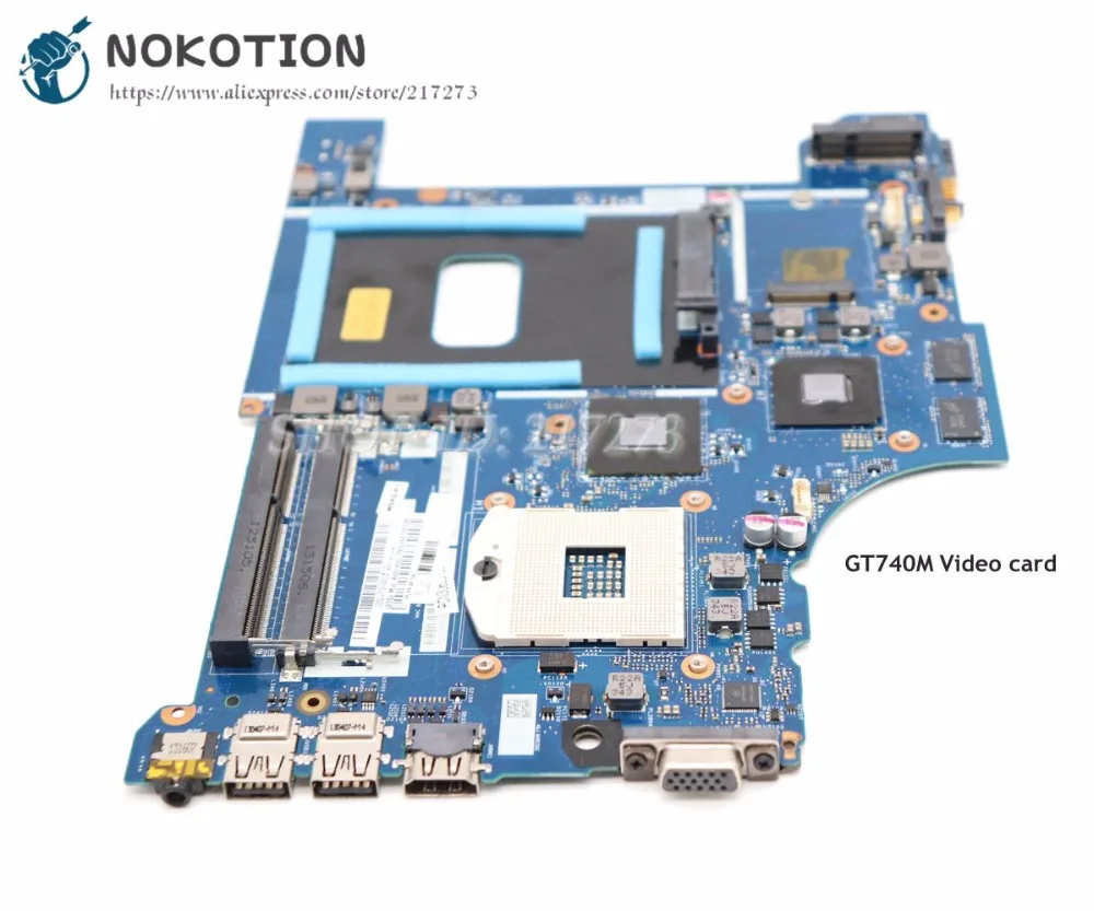 Материнская плата NOKOTION для Lenovo thinkpad edge E531 материнская ноутбука 04Y1304 VILE2 основная