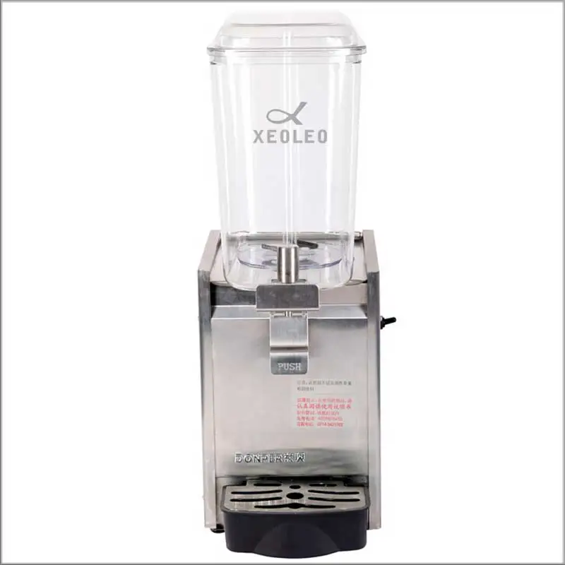 XEOLEO одиночный дозатор емкости с соком 18 л фонтан Тип Фруктовый Сок Диспенсер машина для напитков 200 в диспенсер для сока нержавеющая сталь