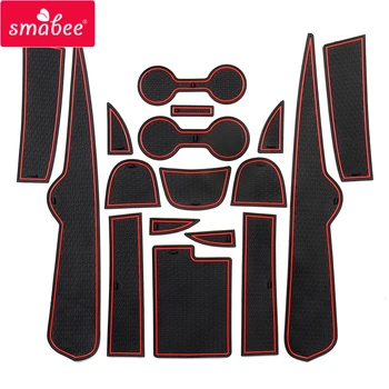 

Smabee Gate slot pad For for Chevrolet Malibu 2016 - 2019 9th Gen MK9 Anti-Slip Mat Interior Cup Holders Non-slip mats 17pcs