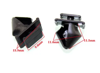 

15PCS for Peugeot 207 307 308 408 Citroen Triumph C5 Plastic fastener For Door trim Anti-rub strip protector Buckle clip