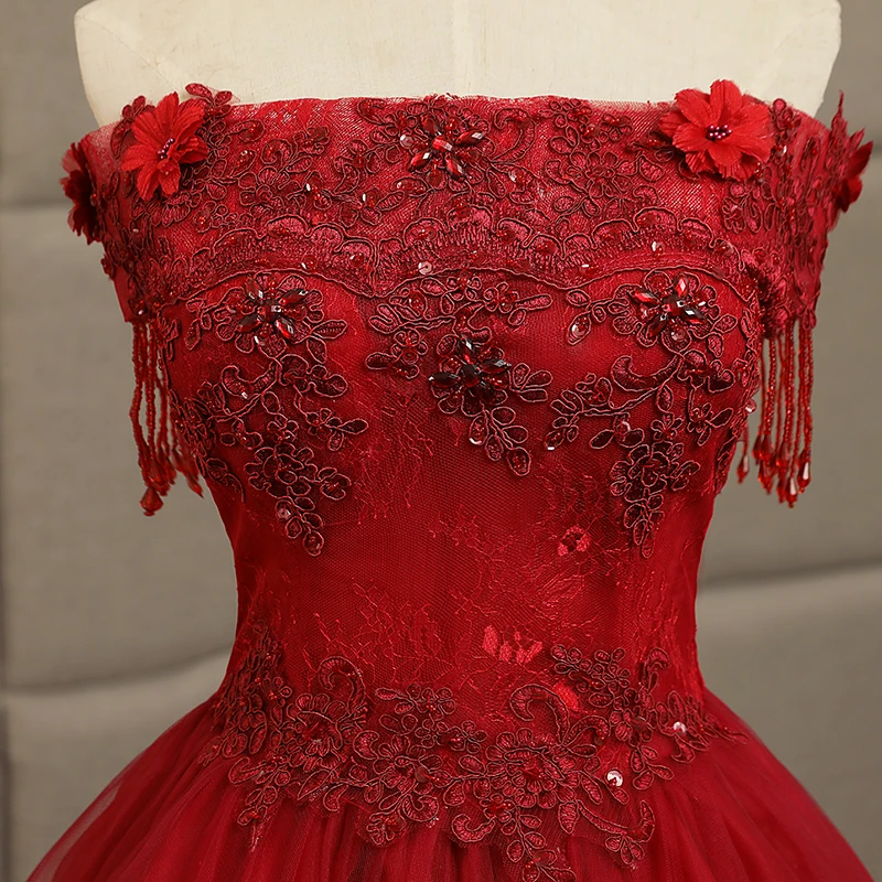 Quinceanera классическое платье Mrs Win с открытыми плечами для выпускного вечера